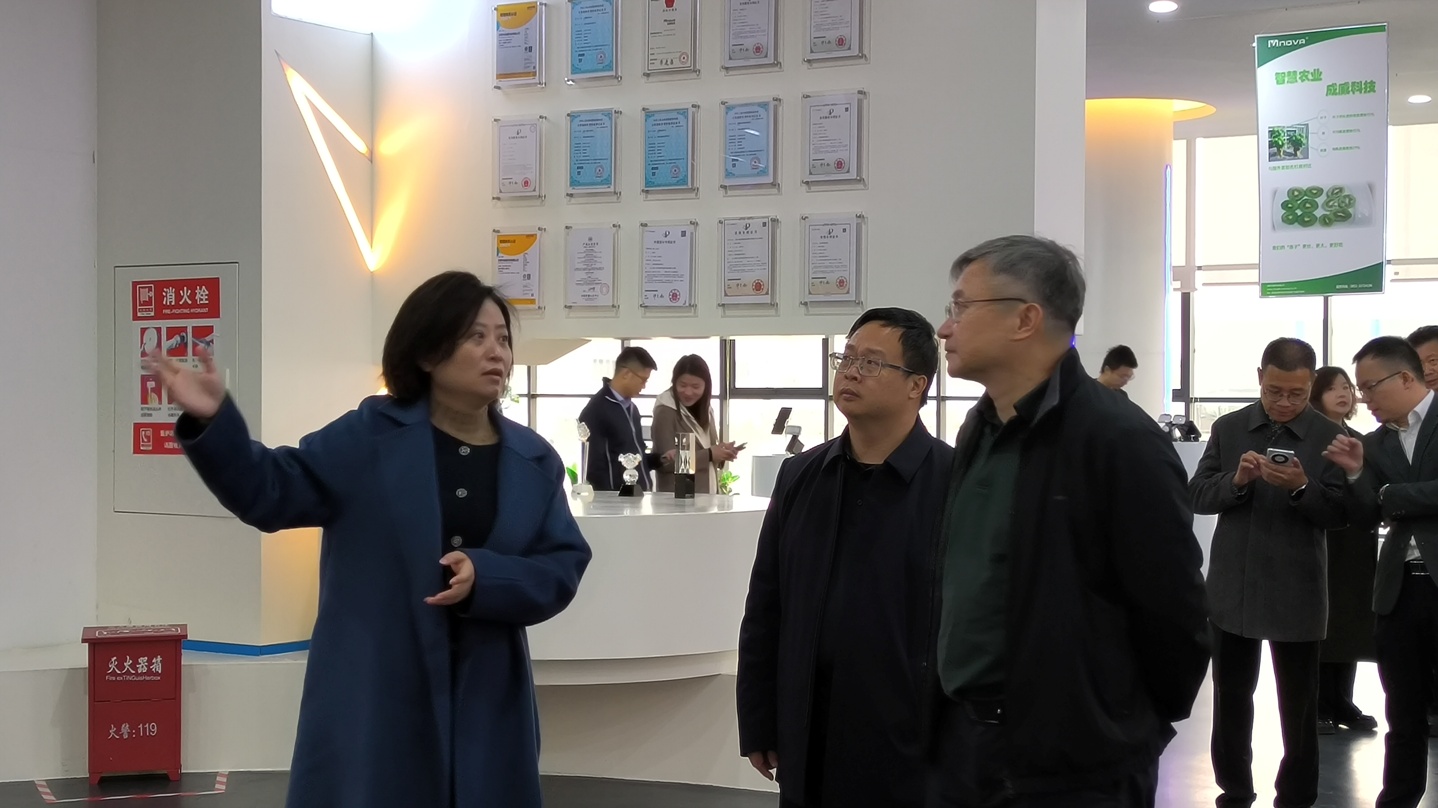 2023年11月13日，廣州市政府副秘書(shū)長(zhǎng)高裕躍一行到成威科技調(diào)研